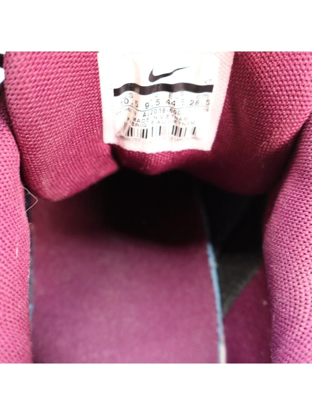 Air Max 95 Bordeaux Gum SE Sz 10.5 Used no box